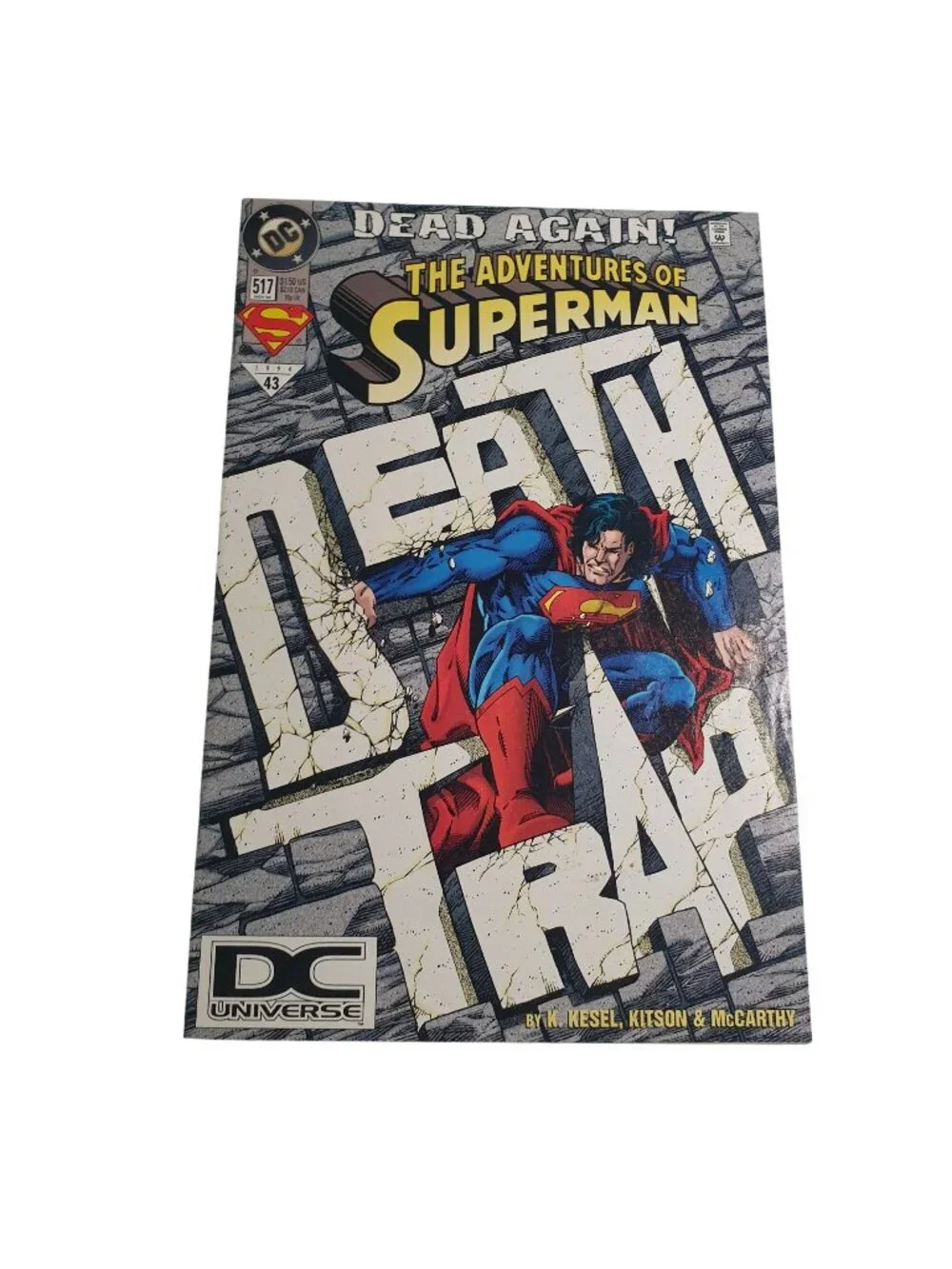 Adventures Superman 517 DC Comics Death Trap By Kesel Kitson McCarthy 1994 Comic